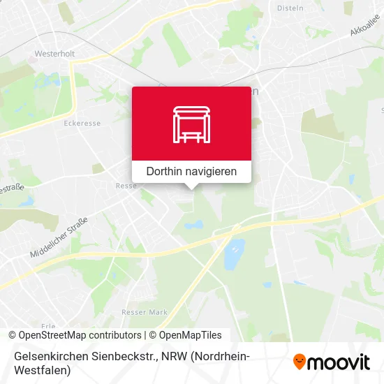 Gelsenkirchen Sienbeckstr. Karte