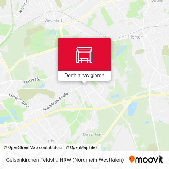 Gelsenkirchen Feldstr. Karte