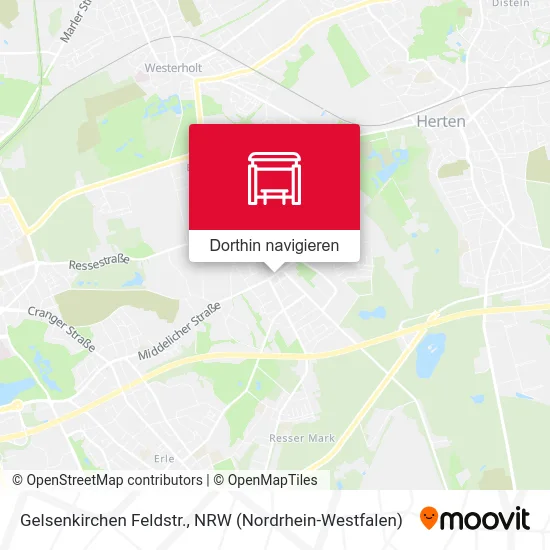 Gelsenkirchen Feldstr. Karte