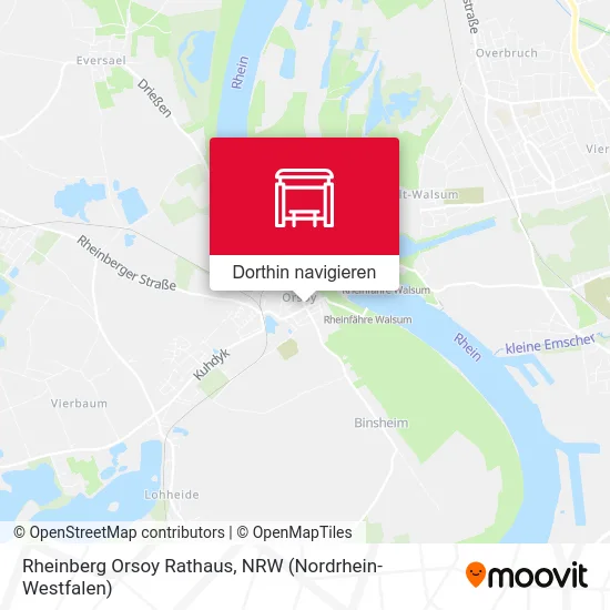 Rheinberg Orsoy Rathaus Karte