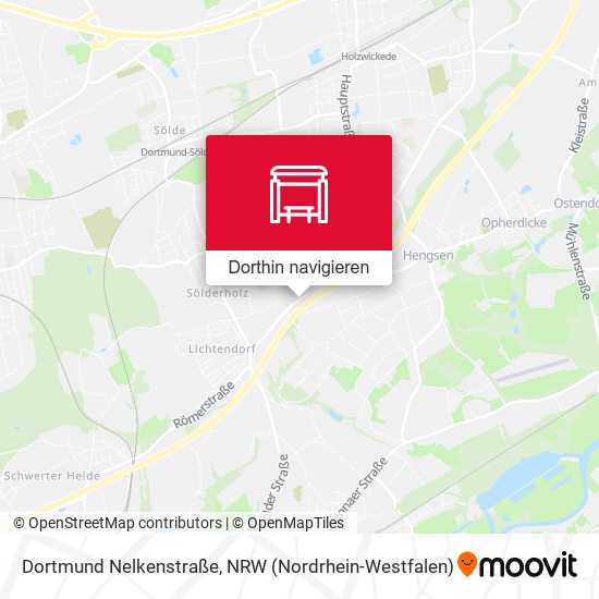 Dortmund Nelkenstraße Karte
