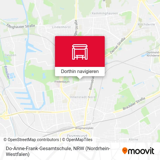 Do-Anne-Frank-Gesamtschule Karte