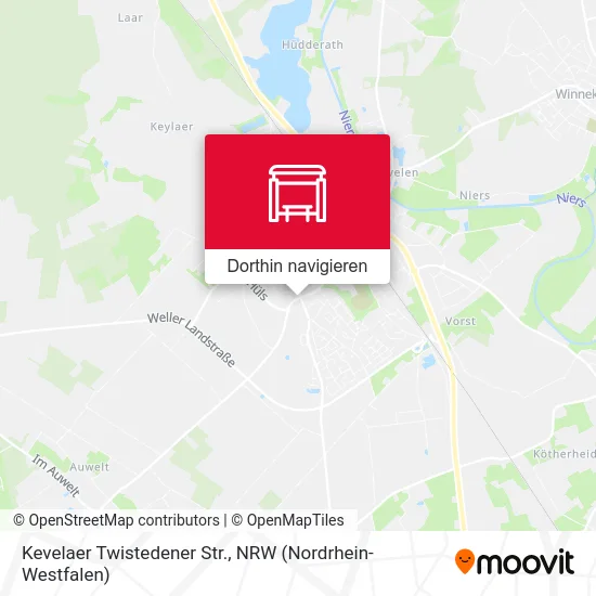 Kevelaer Twistedener Str. Karte
