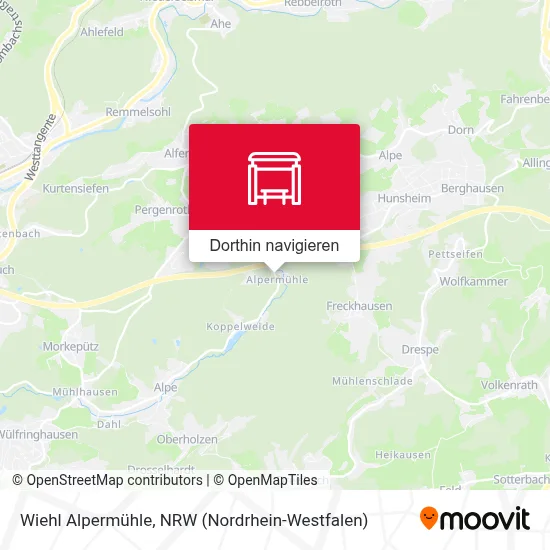 Wiehl Alpermühle Karte