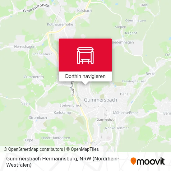 Gummersbach Hermannsburg Karte