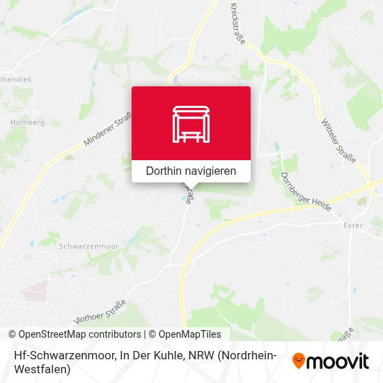 Hf-Schwarzenmoor, In Der Kuhle Karte