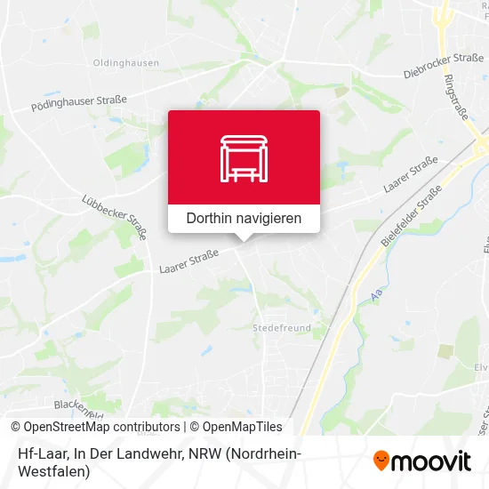 Hf-Laar, In Der Landwehr Karte