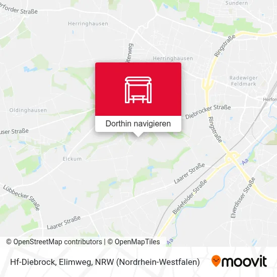 Hf-Diebrock, Elimweg Karte