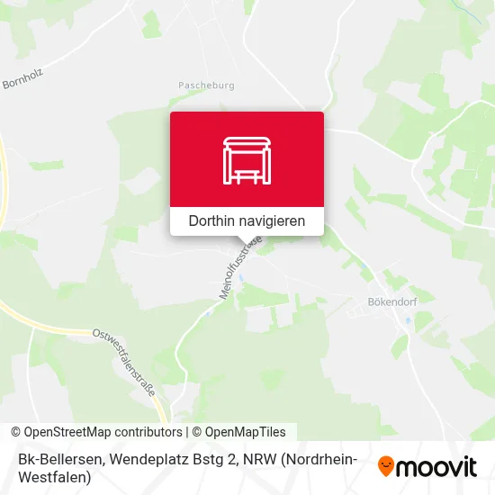 Bk-Bellersen, Wendeplatz Bstg 2 Karte
