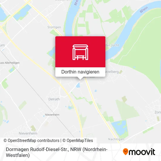Dormagen Rudolf-Diesel-Str. Karte