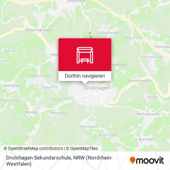 Drolshagen Sekundarschule Karte