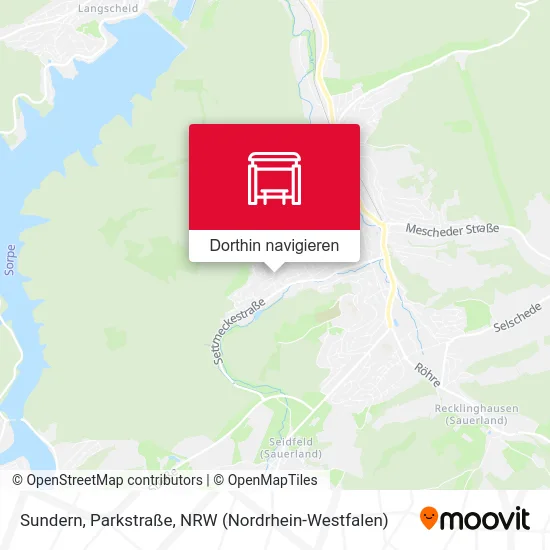 Sundern, Parkstraße Karte