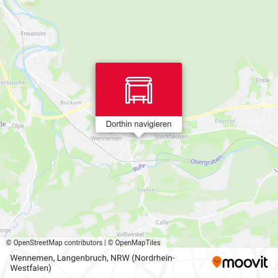 Wennemen, Langenbruch Karte