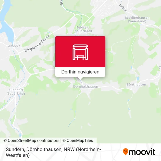 Sundern, Dörnholthausen Karte