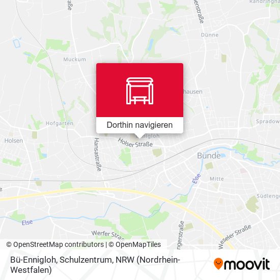 Bü-Ennigloh, Schulzentrum Karte