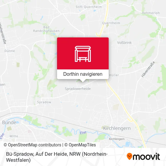 Bü-Spradow, Auf Der Heide Karte