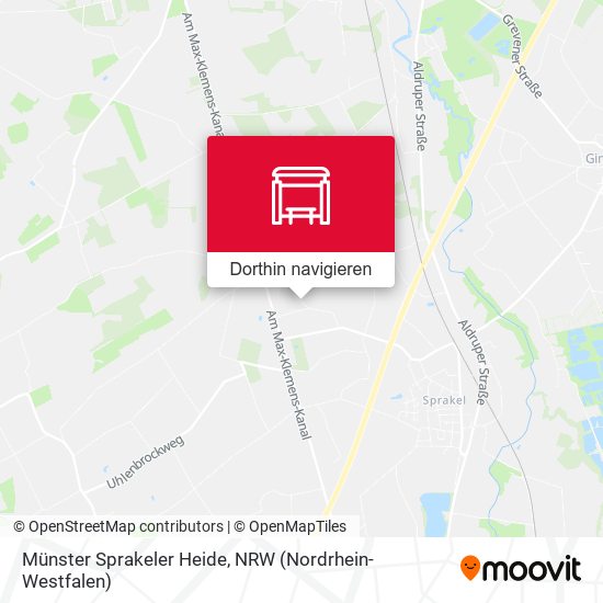 Münster Sprakeler Heide Karte