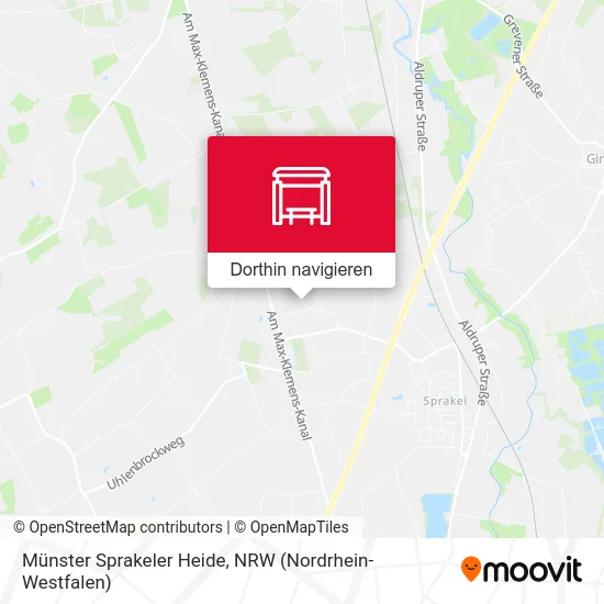 Münster Sprakeler Heide Karte