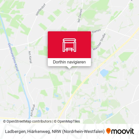 Ladbergen, Hiärkenweg Karte