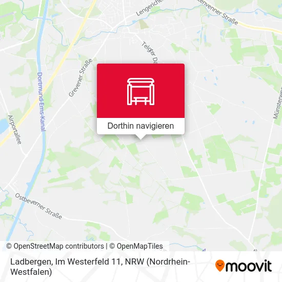 Ladbergen, Im Westerfeld 11 Karte