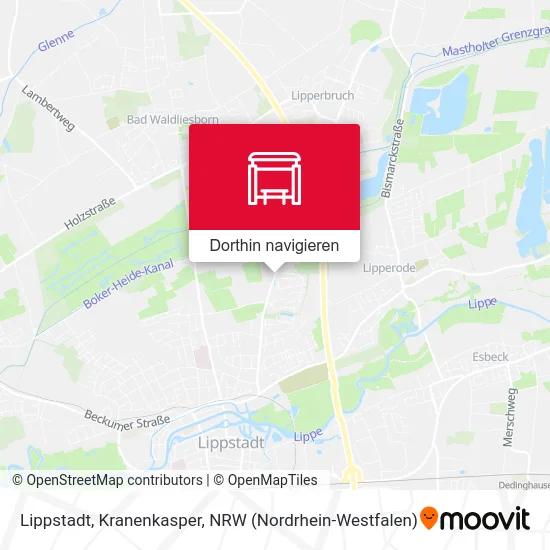 Lippstadt, Kranenkasper Karte