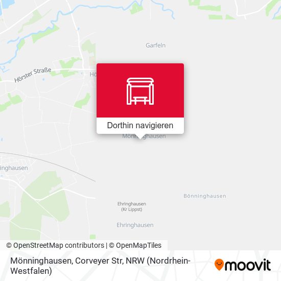 Mönninghausen, Corveyer Str Karte