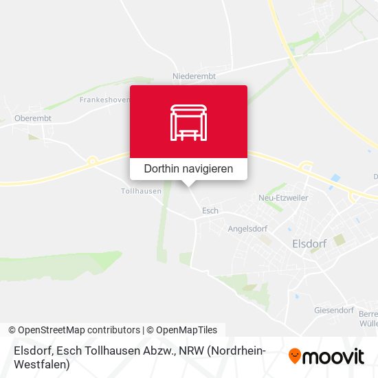 Elsdorf, Esch Tollhausen Abzw. Karte