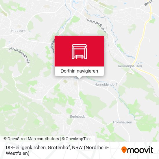 Dt-Heiligenkirchen, Grotenhof Karte