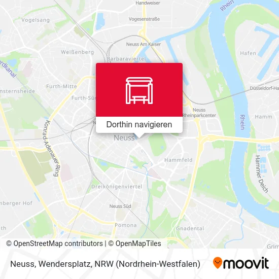 Neuss, Wendersplatz Karte