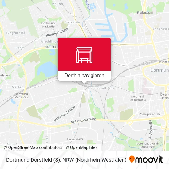 Dortmund Dorstfeld (S) Karte