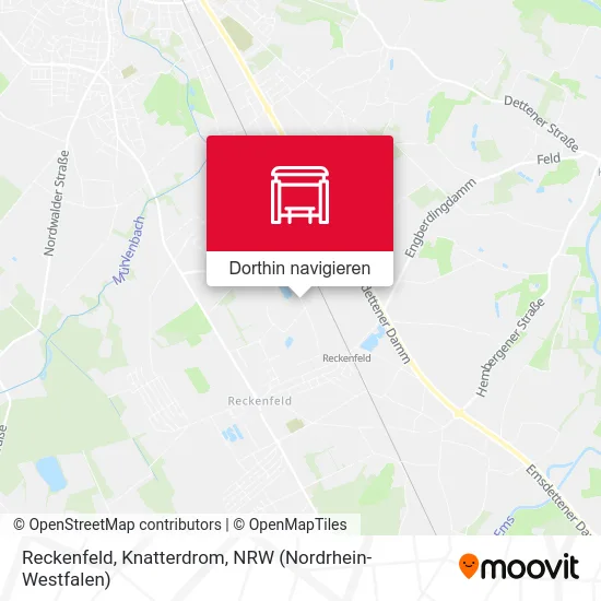 Reckenfeld, Knatterdrom Karte