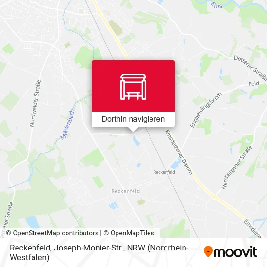 Reckenfeld, Joseph-Monier-Str. Karte