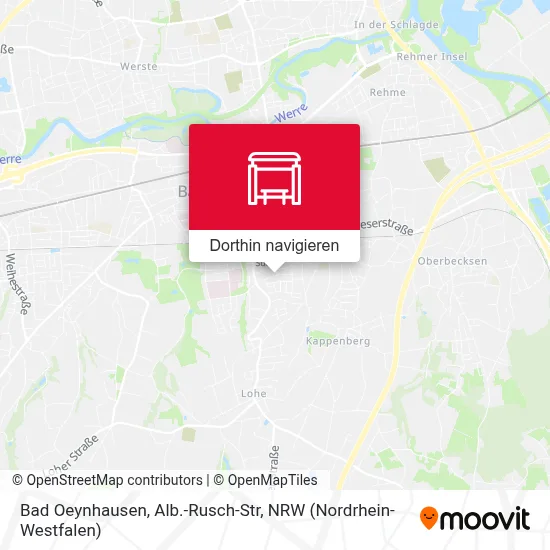 Bad Oeynhausen, Alb.-Rusch-Str Karte