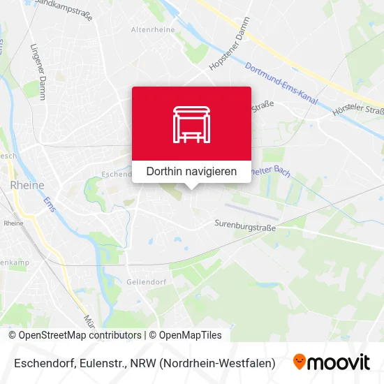 Eschendorf, Eulenstr. Karte