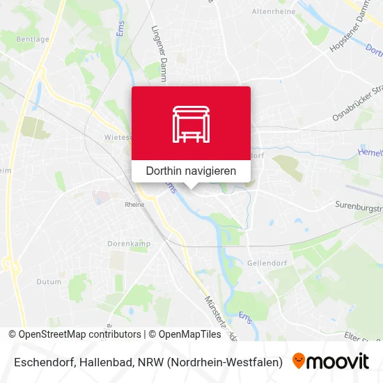 Eschendorf, Hallenbad Karte