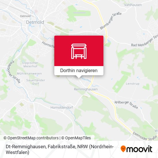 Dt-Remmighausen, Fabrikstraße Karte