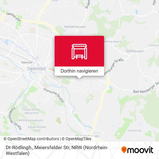Dt-Rödlingh., Meiersfelder Str Karte