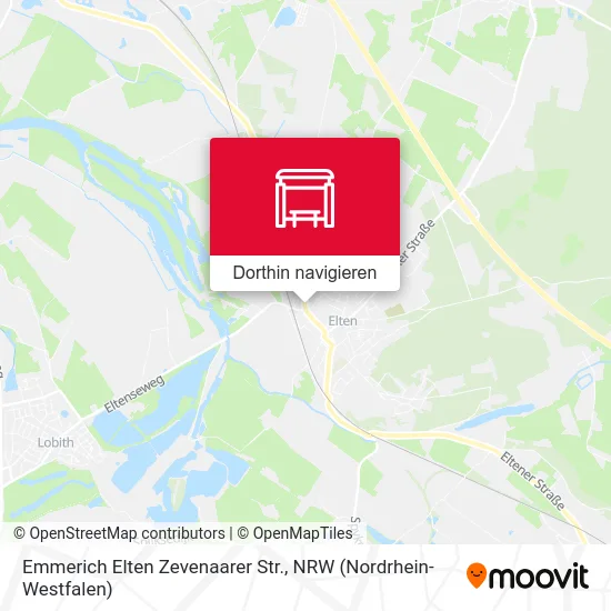 Emmerich Elten Zevenaarer Str. Karte