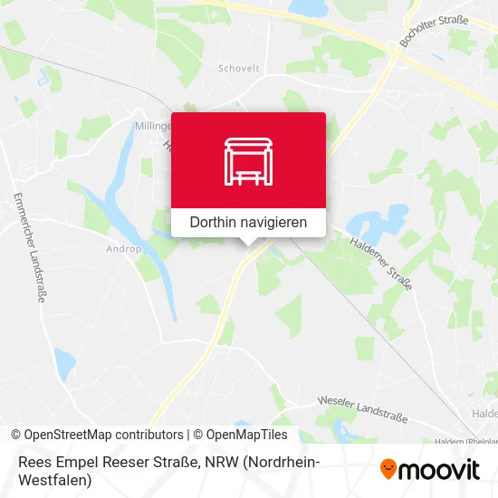 Rees Empel Reeser Straße Karte