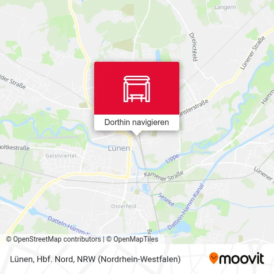 Lünen, Hbf. Nord Karte