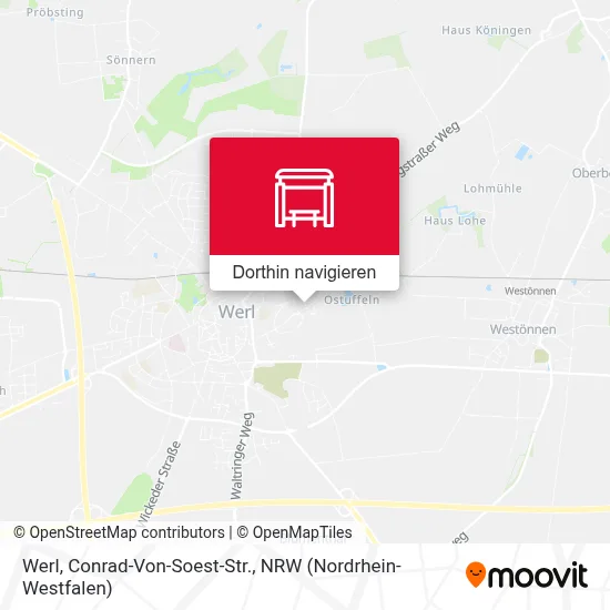 Werl, Conrad-Von-Soest-Str. Karte