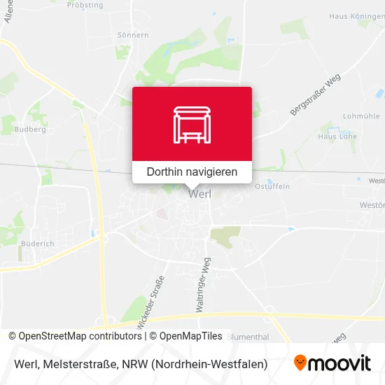 Werl, Melsterstraße Karte