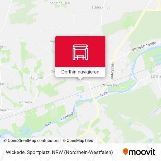 Wickede, Sportplatz Karte