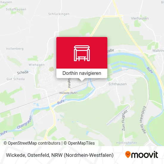 Wickede, Ostenfeld Karte