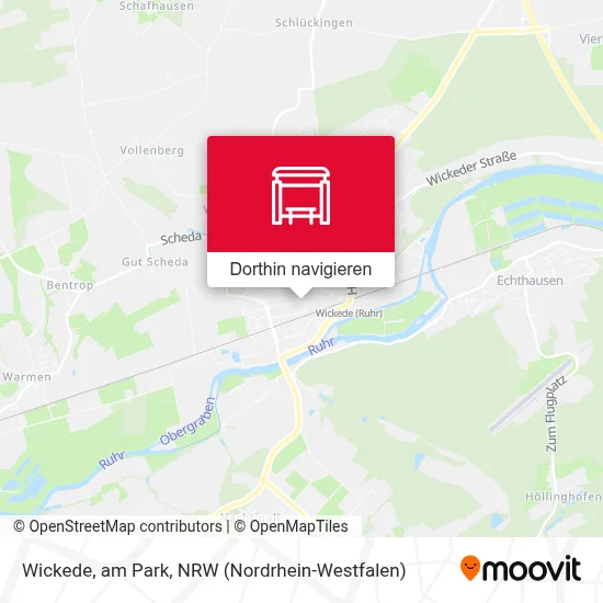 Wickede, am Park Karte