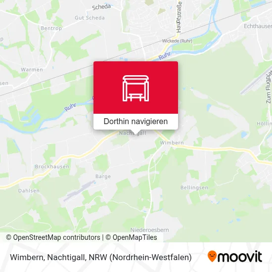 Wimbern, Nachtigall Karte