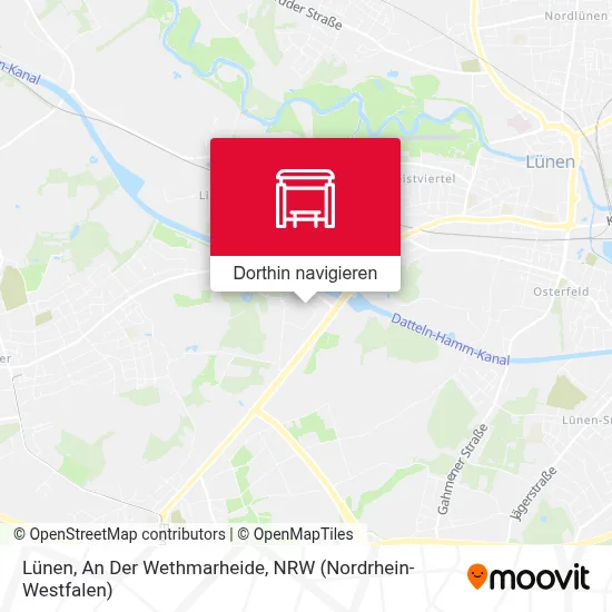 Lünen, An Der Wethmarheide Karte