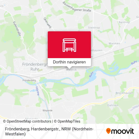 Fröndenberg, Hardenbergstr. Karte