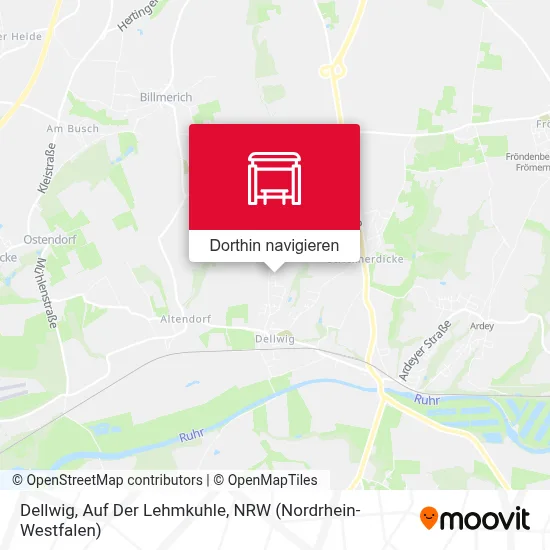 Dellwig, Auf Der Lehmkuhle Karte