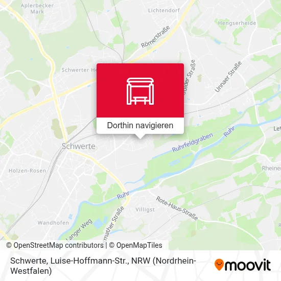 Schwerte, Luise-Hoffmann-Str. Karte